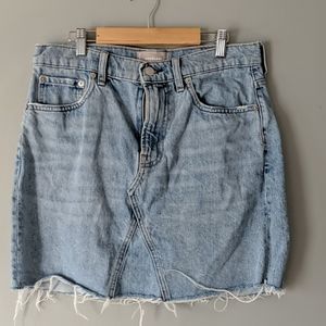 Everlane The Denim Reconstructed Skirt